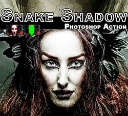 极品PS动作－蛇皮纹身：Snake Shadow PS Action